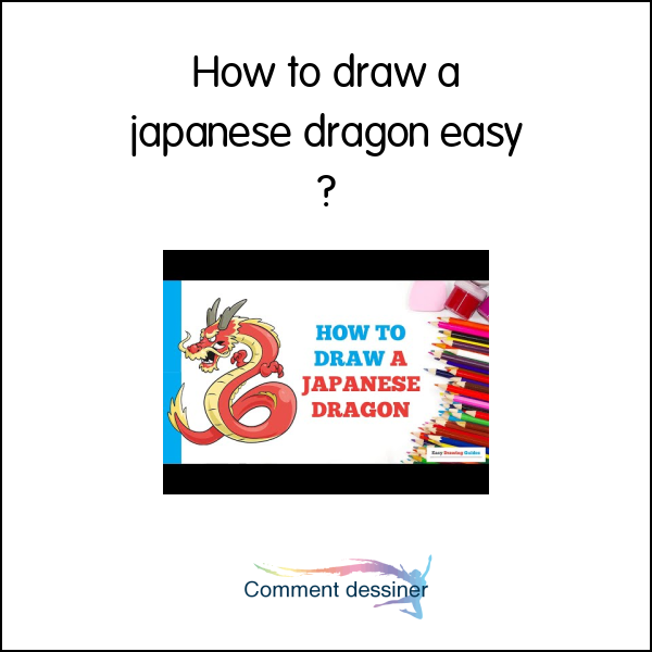 How to draw a japanese dragon easy